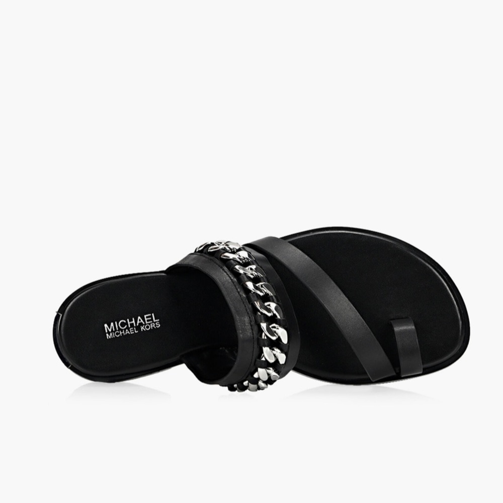 Michael MICHAEL Kors black Bergen flats 6.5